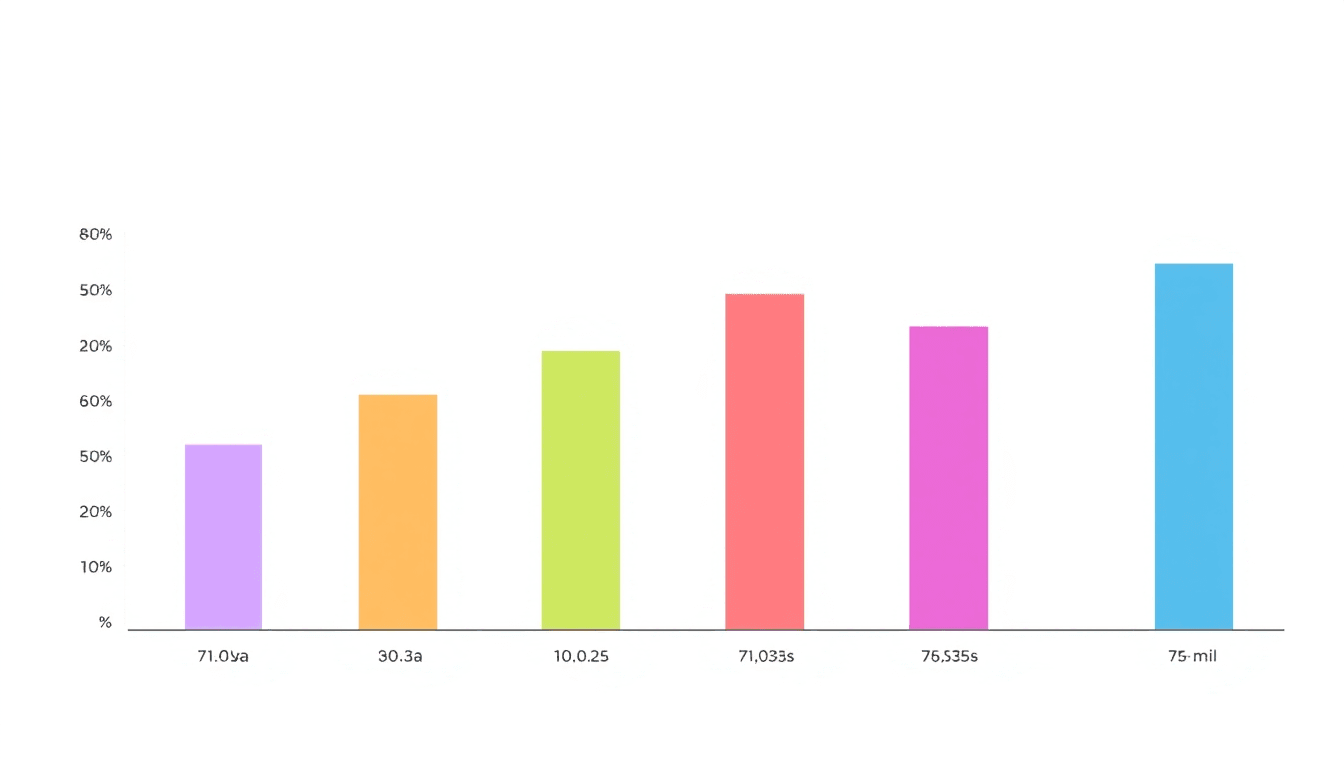 Social media platform daily active user statistics chart showing growth trends across major platforms